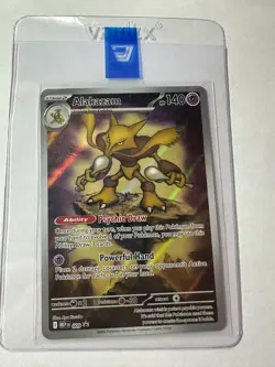 Alakazam MEP 009 Illustration Rare Promo Mega Evolution Pokemon Card ♡ - Image 1