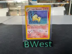 Light Ninetales LP 1st Edition Neo Destiny UC 50 Pokemon TCG Card Vintage WOTC - Image 1