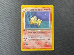 Light Ninetales LP 1st Edition Neo Destiny UC 50 Pokemon TCG Card Vintage WOTC - Image 2