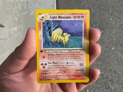 Light Ninetales LP 1st Edition Neo Destiny UC 50 Pokemon TCG Card Vintage WOTC - Image 4