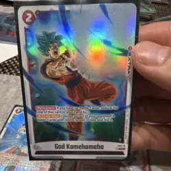 Bandai Dragon Ball Super Card Game FS01 Extra Holo Kamehameha Goku Lot of 3 - Image 4
