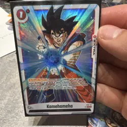 Bandai Dragon Ball Super Card Game FS01 Extra Holo Kamehameha Goku Lot of 3 - Image 5