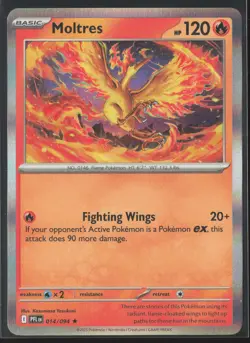 Moltres Holo Rare ME02: Phantasmal Flames 014/094 NM Holo Pokemon Card - Image 1