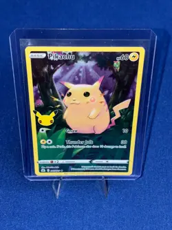 Pikachu 005/025 Pokemon Celebrations 25th Anniversary Holo Card 2021 NM - Image 1