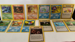 Job lot of 13 Near Mint Base Series Fossil Set 1999 Original Pokemon cards - Image 1