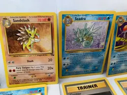 Job lot of 13 Near Mint Base Series Fossil Set 1999 Original Pokemon cards - Image 3