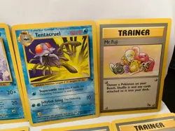 Job lot of 13 Near Mint Base Series Fossil Set 1999 Original Pokemon cards - Image 4