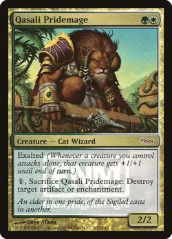 Qasali Pridemage (FNM) FOIL Promo HEAVILY PLD Creature Special MTG CARD ABUGames - Image 1