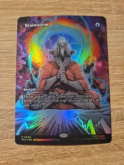 2026 MTG TMNT Brainstorm Borderless Foil Mythic 0004 PZA - Image 1