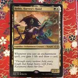 Sythis, Harvest's Hand Modern Horizons 2 Enchantment Creature White Green Rare … - Image 1