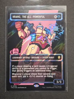 MTG Krang, the All-Powerful (Borderless) (Surge Foil) R 0086 Commander: TMNT - Image 1