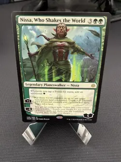 1x Nissa, Who Shakes the World NM-Mint, English War of the Spark MTG Magic - Image 1