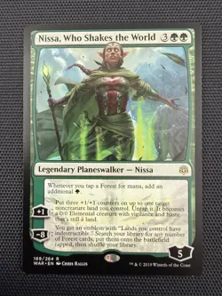 1x Nissa, Who Shakes the World NM-Mint, English War of the Spark MTG Magic - Image 3