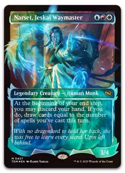 Narset, Jeskai Waymaster (Showcase) #407 (Foil) NM Tarkir Dragonstorm Magic MTG - Image 1