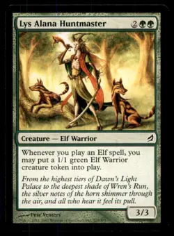MTG Lys Alana Huntmaster LP Light Play Lorwyn [3102] - Image 1