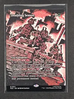 MTG Doubling Season (Borderless) Non-foil M 0011 Teenage Mutant Ninja Turtles - Image 1