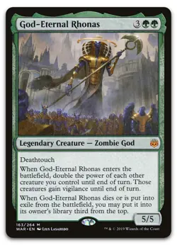 God-Eternal Rhonas #163 (NM) War of the Spark WAR Magic MTG - Image 1