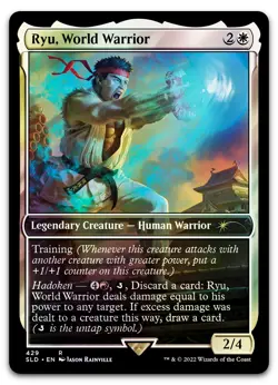 Ryu, World Warrior #429 (Foil) (NM) Secret Lair Drop SLD Magic MTG - Image 1