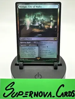 Midgar, City of Mako - MTG - Final Fantasy - Foil - NM - Image 1