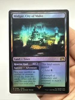 Midgar, City of Mako - MTG - Final Fantasy - Foil - NM - Image 2