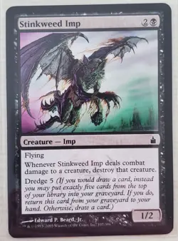 MTG Magic The Gathering- Stinkweed Imp Ravnica: City of Guilds Regular - Image 1