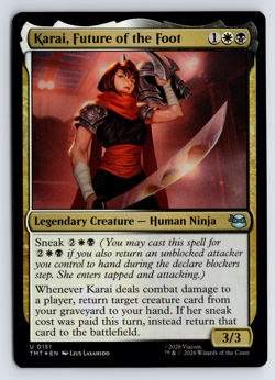 Karai, Future of the Foot #0151 Uncommon Foil TMNT Magic The Gathering - Image 1
