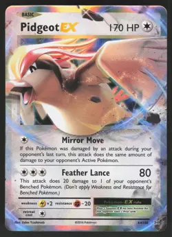 Pidgeot EX 64/108 Ultra Rare Pokemon TCG XY - Evolutions NM - Image 1