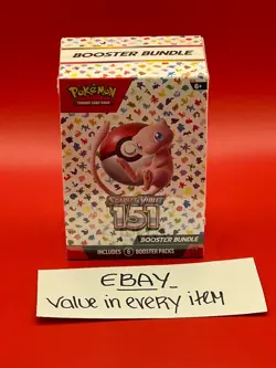 Pokemon TCG Scarlet & Violet 151 Booster Bundle BRAND NEW FACTORY SEALED - Image 1