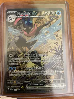 Pokemon TCG Greninja EX 132 Scarlet & Violet Promo Holo Card NM/M Condition ⭐ - Image 1