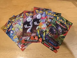 Pokemon LOT of 6 Sealed Packs – Surging Sparks, Destined Rivals, Phatsmal Flames - Image 1