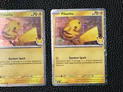 (3) 2026 Pokemon Day 30th Anniversary Stamped Pikachu Promo 051/162 - Image 4