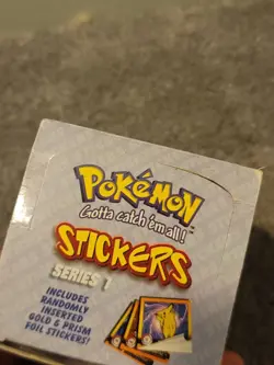 1999 Artbox Pokemon Series 1 Sticker Box - 30 Packs Sealed / Box Opened/damage 601139116206 - Image 3