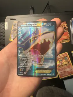 Pokemon Sharpedo EX Full Art Ultra Rare Holo XY - Primal Clash 152/160 - Image 1