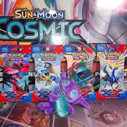 Pokemon XY Base Booster Pack Blister - 4 Factory Sealed Sleeved Packs Art Set - Image 2