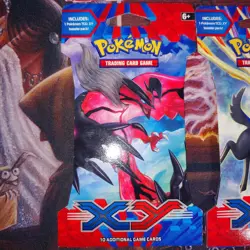 Pokemon XY Base Booster Pack Blister - 4 Factory Sealed Sleeved Packs Art Set - Image 4