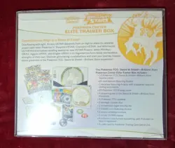 POKEMON CENTER Brilliant Stars Elite Trainer Box PC ETB SEALED SEE PICS! - Image 2
