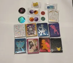 Pokemon TCG Huge Accessories Lot. Sleeves, Coins/Dice, ETB Boxes And Tins - Image 1
