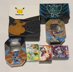 Pokemon TCG Huge Accessories Lot. Sleeves, Coins/Dice, ETB Boxes And Tins - Image 2