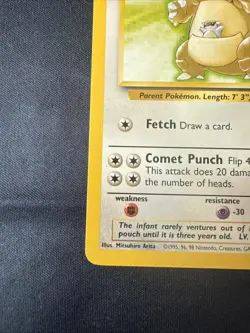 Pokemon Kangaskhan 21/64 Jungle Unlimited Non-Holo Rare NM Mint WotC 1999 TCG - Image 5
