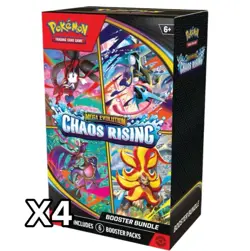✅(Presale)✅ 2 Chaos Riding Pokemon Center ETBs 4 Booster Bundles & 1 Booster Box - Image 2