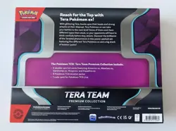 NEW SEALED POKEMON TCG TERA TEAM EX PREMIUM COLLECTION 5 Foils 9 Booster Packs - Image 2