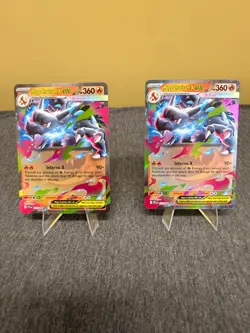 Pokemon TCG - x2 Phantasmal Flames Mega Charizard X EX 013/094 NM - Image 1