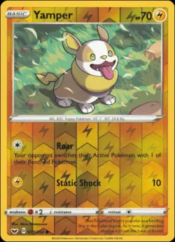 Pokemon - Yamper (073) #073/202 - SWSH01: Sword & Shield Base Set Reverse Holo - Image 1