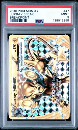 2016 Pokemon XY Breakpoint Luxray Break 47/122 #47 PSA 9 - Image 1