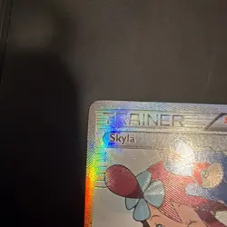 Pokemon Skyla Trainer Full Art Ultra Rare Boundaries Crossed 149/149. LP - Image 2