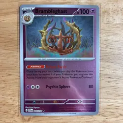 Brambleghast 047/094 Me02: Phantasmal Flames Reverse Holo NM - Pokemon TCG - Image 1