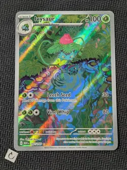 Ivysaur 167/165 - Scarlet Violet 151 Illustration Rare English Pokemon NM - Image 1