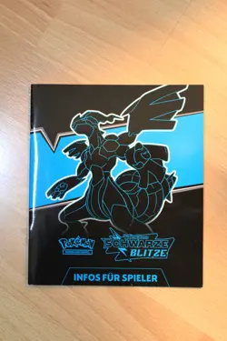 Pokemon Info Heft Buch Spieler Trainer Schwarze Blitze deutsch Spielanletung - Image 1