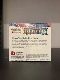 2021 Pokemon TCG Sword Shield Battle Styles Booster Box NEW SEALED - Image 3