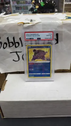 2022 RADIANT BLASTOISE POKEMON GO POKEMON TCG PSA 10 GEM MINT #018 - Image 1